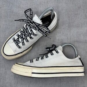 Converse Chuck Taylor Gore-Tex White Black Waterproof Lace Up Unisex Womens 7